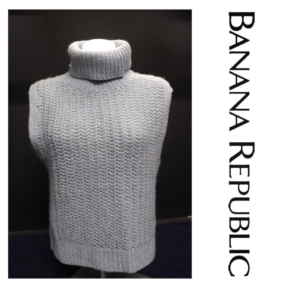Banana Republic Chunky Turtleneck Sweater, Sz Sm - Picture 1 of 4